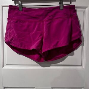 Lululemon speed shorts